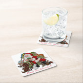 Kerstfeestdag Dierenvriend voor kerstfeestdagen Kartonnen Onderzetters (Insitu)