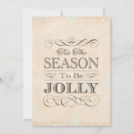 Kerstfeestdag Dit is het seizoen van de juffrouw Kaart