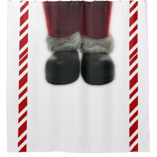 kerstfeestdag douchegordijn (Voorkant)