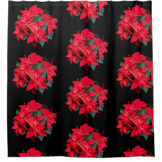 kerstfeestdag douchegordijn (Voorkant)