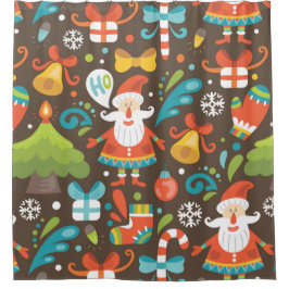 Kerstfeestdag Douchegordijn