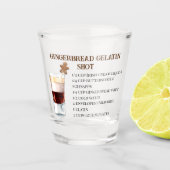 Kerstfeestdag Drink kerstfeestdag ontbijt Shot Glas (Voorkant)