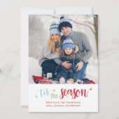 Kerstfeestdag Eenvoudig: de seizoensklap Feestdagenkaart (Voorkant)