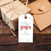 Kerstfeestdag Eenvoudig feestvieren dit seizoen Cadeaulabel