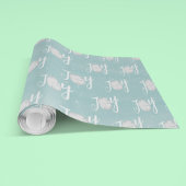 Kerstfeestdag Elegant Beach Turquoise Coastal Cadeaupapier