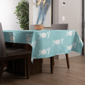 Kerstfeestdag Elegant Beach Turquoise Coastal Tafelkleed