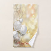 Kerstfeestdag - Elegant kerstballen Bad Handdoek (Handdoek)