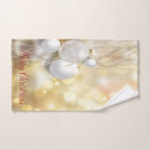 Kerstfeestdag - Elegant kerstballen Bad Handdoek (Handdoek)
