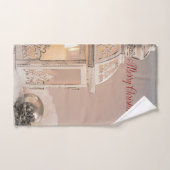 Kerstfeestdag - Elegant kerstballen, Lantern Bad Handdoek (Handdoek)