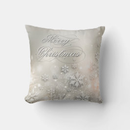 Kerstfeestdag Elegant Snowflake Pillow Kussen
