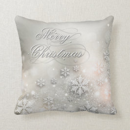 Kerstfeestdag Elegant Snowflake Pillow Kussen