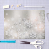 Kerstfeestdag Elegant Snowflake Tissuepapier (Craft)