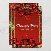 kerstfeestdag elegante kantoor kaart (Voorkant / Achterkant)