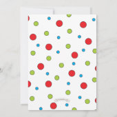 Kerstfeestdag Elf Birthday - uitnodiging (Achterkant)