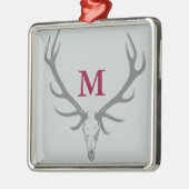 kerstfeestdag Elk aangepast monogram Metalen Ornament (Links)