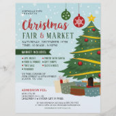 Kerstfeestdag en feestdag voor feestdagen flyer (Voorkant)