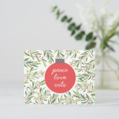 Kerstfeestdag essentiële olie Klant Briefkaart (Staand voorkant)