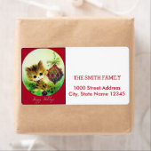 kerstfeestdag etiket (Insitu)