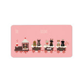 Kerstfeestdag Etiket (Voorkant)