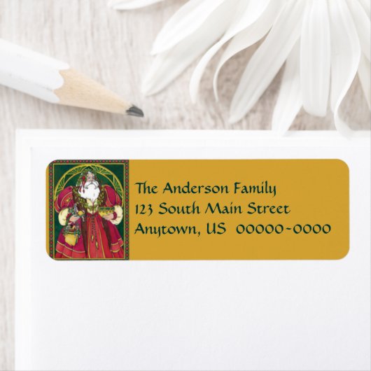 kerstfeestdag etiket (Insitu)