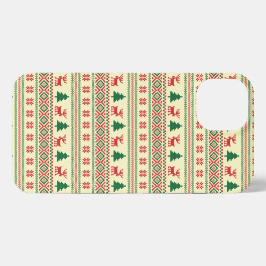 Kerstfeestdag, Evergreen iPhone-case iPhone Hoesje (Achterkant horizontaal)