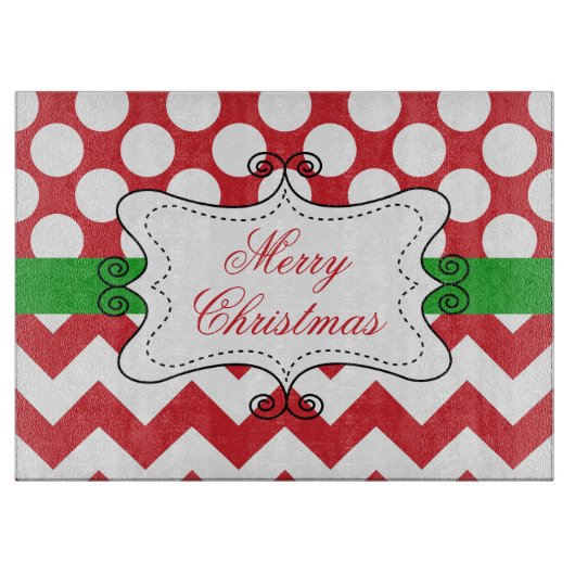 Kerstfeestdag Familienaam Snijplank (Voorkant)