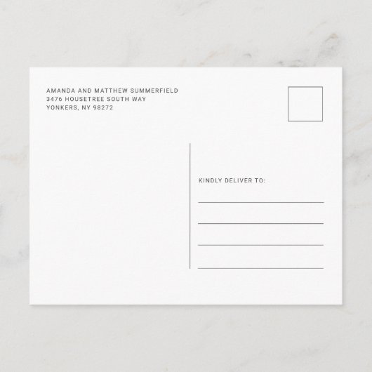 kerstfeestdag favoriete dingen cadeaufeest uitnodiging briefkaart (Achterkant)