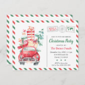 Kerstfeestdag feestdag binnenuitnodiging briefkaart (Voorkant / Achterkant)