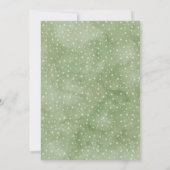 Kerstfeestdag feestdag binnenuitnodiging kaart (Achterkant)