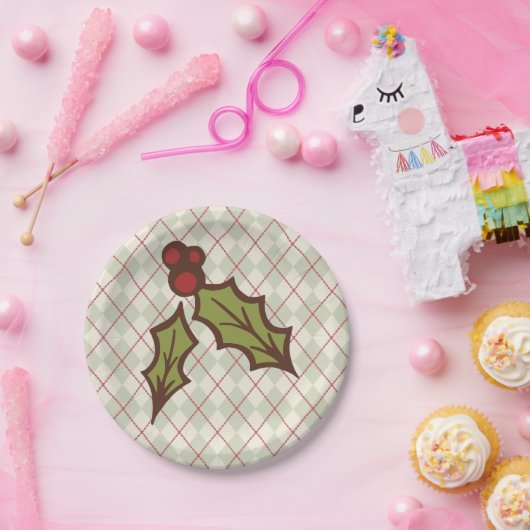 Kerstfeestdag feestdag Borden Papieren Bordje (Feest)