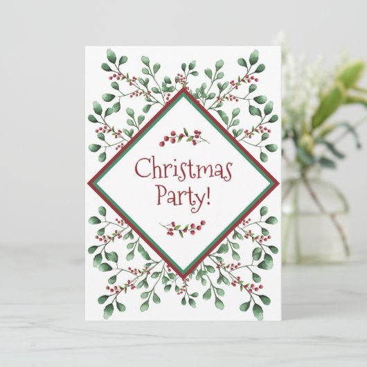 Kerstfeestdag - feestdag - feestdag - kaart (Staand voorkant)