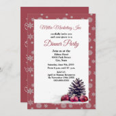 Kerstfeestdag feestdag feestelijke feestdagen kaart (Voorkant / Achterkant)