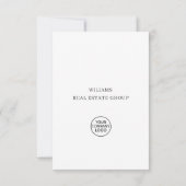 Kerstfeestdag feestdag in feestelijke feestdagen bedankkaart (Achterkant)