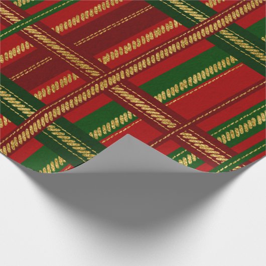 Kerstfeestdag -  feestdag met de titel Speld Cadeaupapier (Hoek)