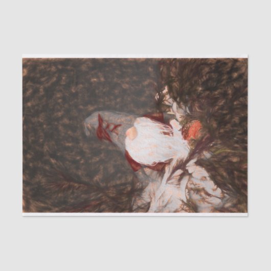 Kerstfeestdag  feestdag tissuepapier (Voorkant)