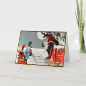 kerstfeestdag feestdagen kaart (Voorkant)