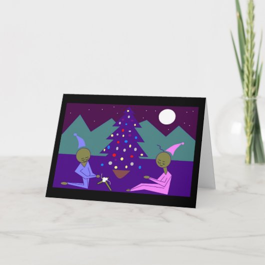Kerstfeestdag Feestdagen Kaart (Voorkant)