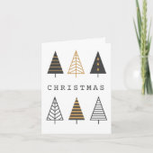 kerstfeestdag feestdagen kaart (Voorkant)