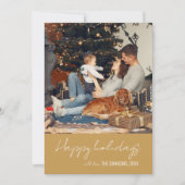 kerstfeestdag feestdagenkaart (Voorkant)