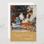 kerstfeestdag feestdagenkaart (Voorkant / Achterkant)