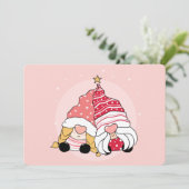 kerstfeestdag feestdagenkaart (Staand voorkant)