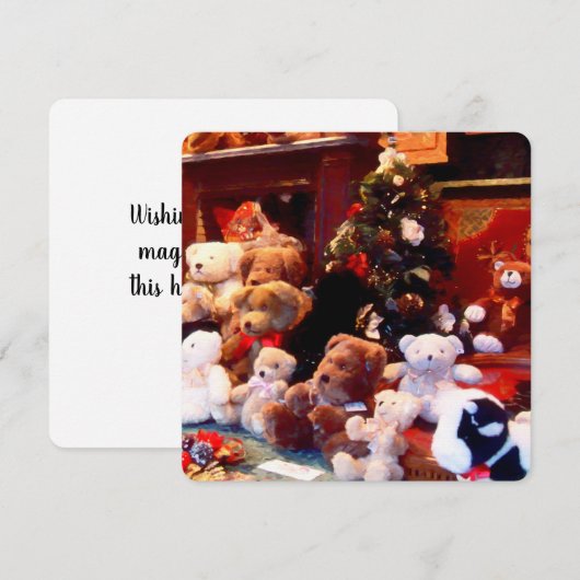 kerstfeestdag feestdagenkaart (Voorkant / Achterkant)