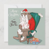 kerstfeestdag feestdagenkaart (Voorkant)