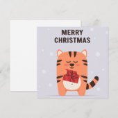 kerstfeestdag feestdagenkaart (Voorkant / Achterkant)