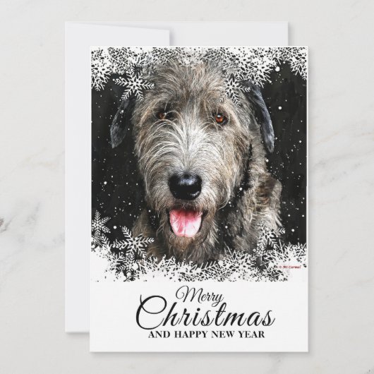 kerstfeestdag feestdagenkaart (Voorkant)