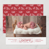 kerstfeestdag feestdagenkaart (Voorkant / Achterkant)