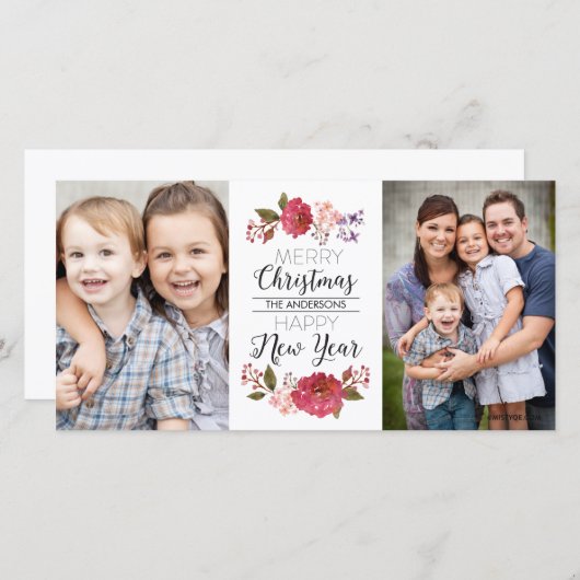  kerstfeestdag feestdagenkaart (Voorkant / Achterkant)