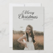 kerstfeestdag feestdagenkaart (Voorkant)