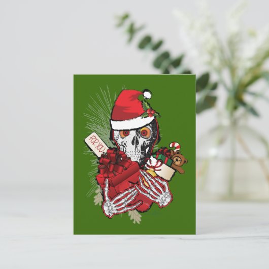 Kerstfeestdag Feestdagenkaart (Staand voorkant)