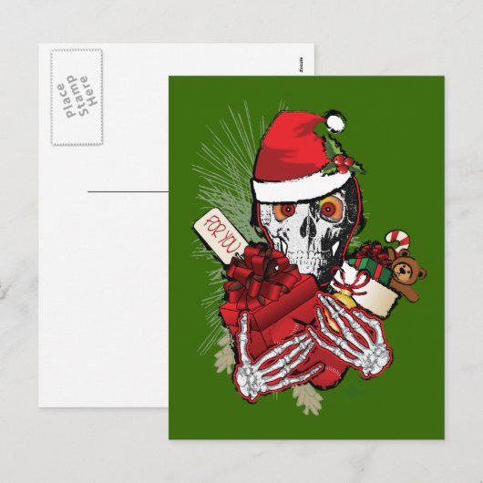 Kerstfeestdag Feestdagenkaart (Voorkant / Achterkant)